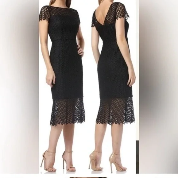 Kay Unger | Dresses | Kay Unger Tatum Floral Lace Midi Dress W | Poshmark Kay Unger | Dresses | Kay Unger Tatum Floral Lace Midi Dress W | Poshmark